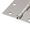 Prime-Line Door Hinge Residential Smooth Pivot, 3-1/2 in. x 3-1/2 in. w/ Square Corners, Satin Nickel 12PK U 11502512 - alternate 3
